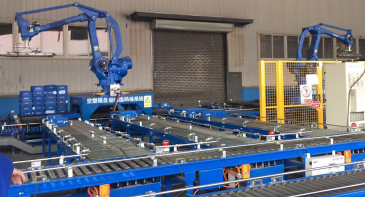 申博sunbet黑科技III 空塑箱自动分拣码垛项目